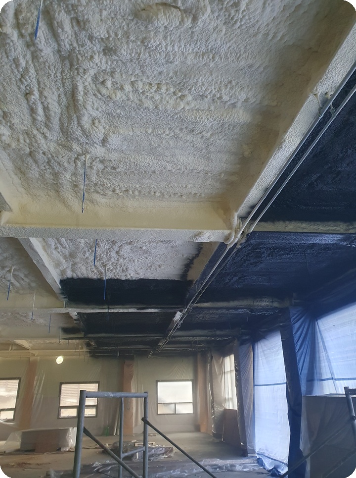방수단열 시공 방수단열 작업 사진